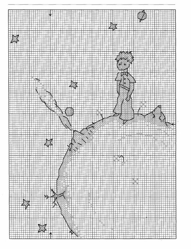 Küçük Prens Kanaviçe Etamin Şablonları 29