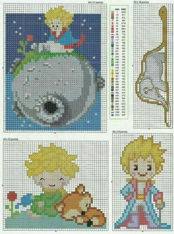 Küçük Prens Kanaviçe Etamin Şablonları 57