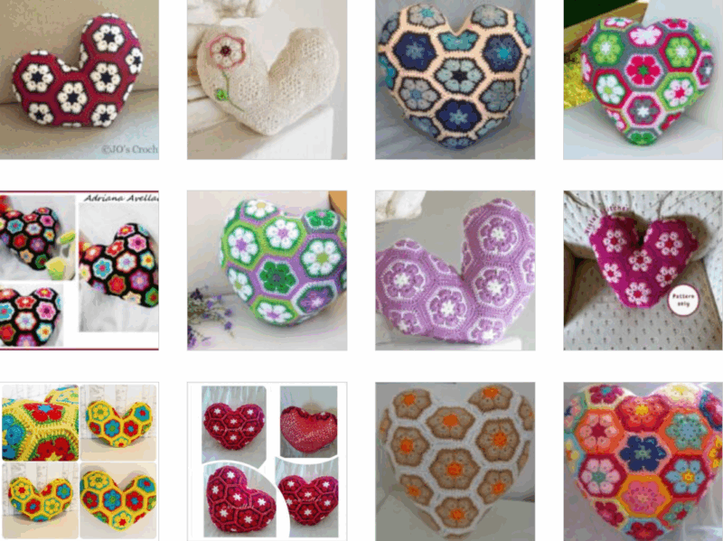 Afrika Menekşesi Kalp Yastık Yapılışı 22