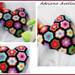 Afrika Menekşesi Kalp Yastık Yapılışı 3