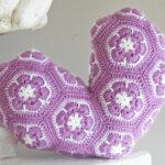 Afrika Menekşesi Kalp Yastık Yapılışı 6