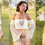 Altı Kumaş Üstü Örgü Elbise