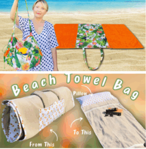 Havluya Dönüşen Çanta Nasıl Dikilir?