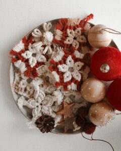 Makrome Kar Tanesi Nasıl Yapılır? 1