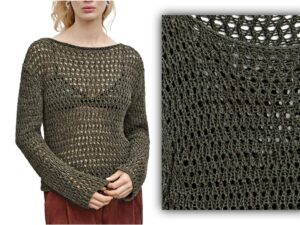 Massimo Dutti Ajurlu Örgü Modeli Yapılışı