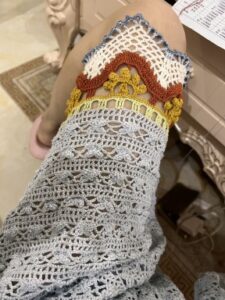 Dantel Örgü Yelek Yapılışı 1