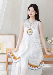 Dantel Örgü Yelek Yapılışı 3