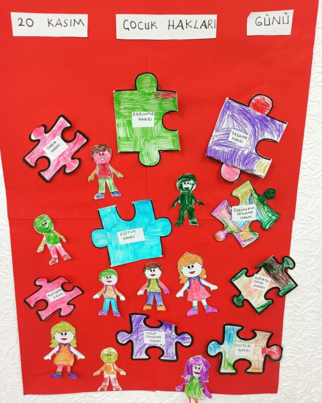 Dünya Çocuk Hakları Günü Okul Öncesi Sanat Etkinlikleri 15