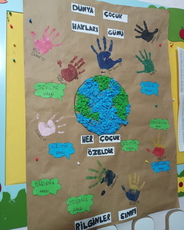 Dünya Çocuk Hakları Günü Okul Öncesi Sanat Etkinlikleri 24