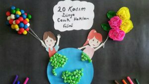 Dünya Çocuk Hakları Günü Okul Öncesi Sanat Etkinlikleri - Resim 1