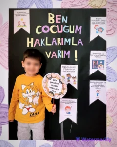 Dünya Çocuk Hakları Günü Okul Öncesi Sanat Etkinlikleri - Resim 32