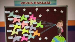 Dünya Çocuk Hakları Günü Okul Öncesi Sanat Etkinlikleri - Resim 54
