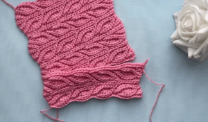 Enine Yapraklar Örgü Modeli Yapılışı 1