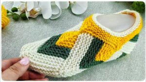 İki Şişle Yeni Örgü Patik Yapılışı