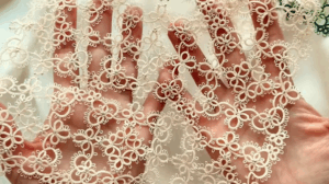 Mekik Oyası Boncuklu Kare Motif Yapılışı 3