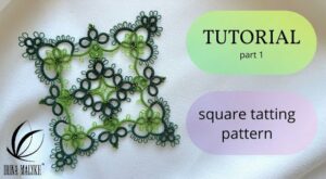 Mekik Oyası Boncuklu Kare Motif Yapılışı