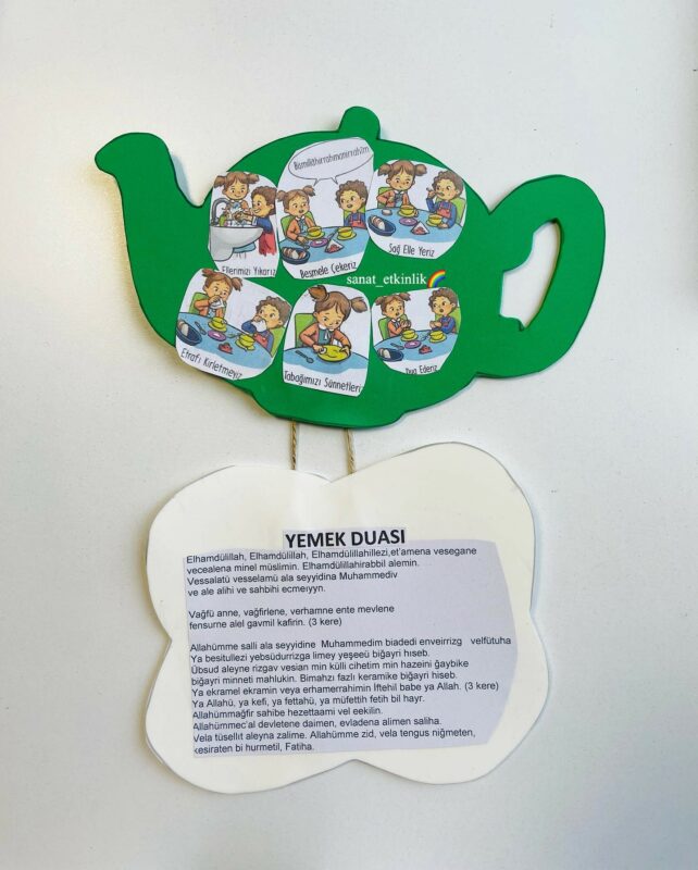 Okul Öncesi Yemek Duası 14