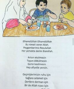 Okul Öncesi Yemek Duası - Resim 16