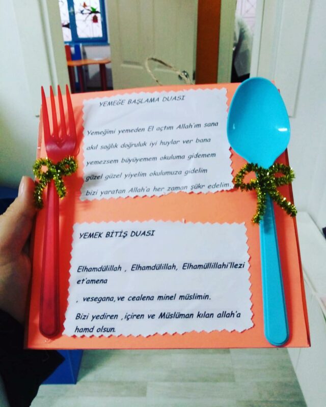 Okul Öncesi Yemek Duası 1