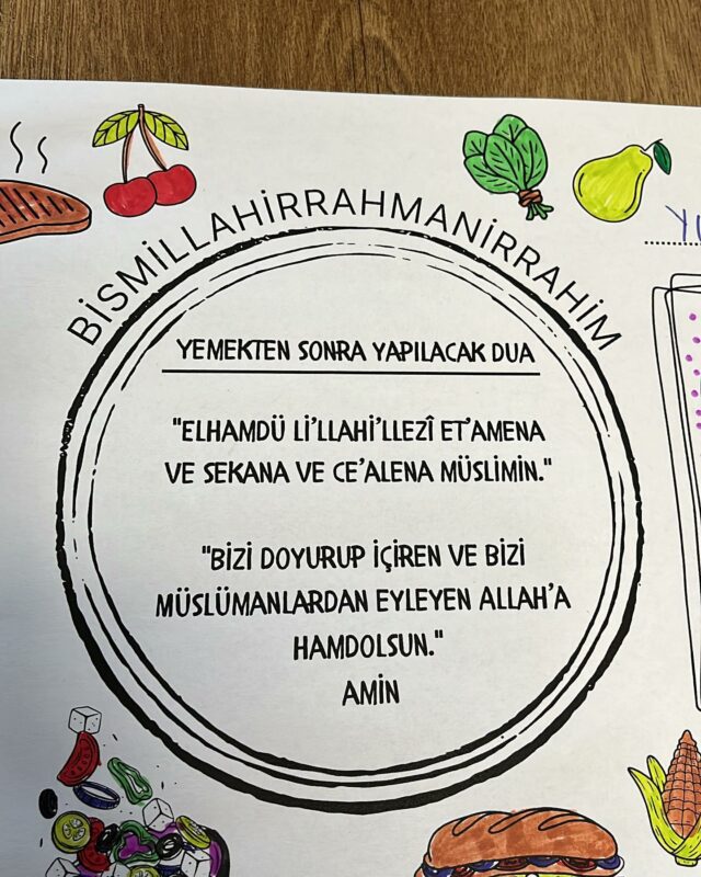Okul Öncesi Yemek Duası 19