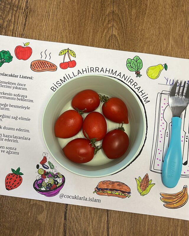 Okul Öncesi Yemek Duası 20