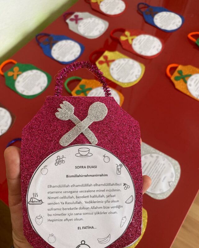 Okul Öncesi Yemek Duası 22