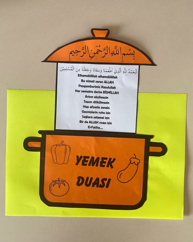 Okul Öncesi Yemek Duası 23