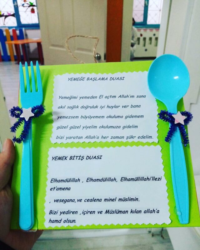 Okul Öncesi Yemek Duası 2