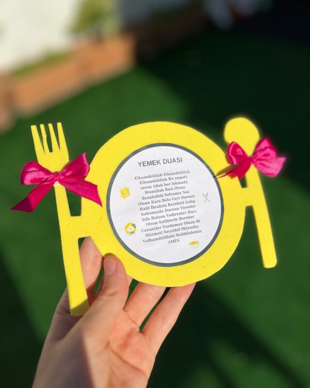 Okul Öncesi Yemek Duası 29