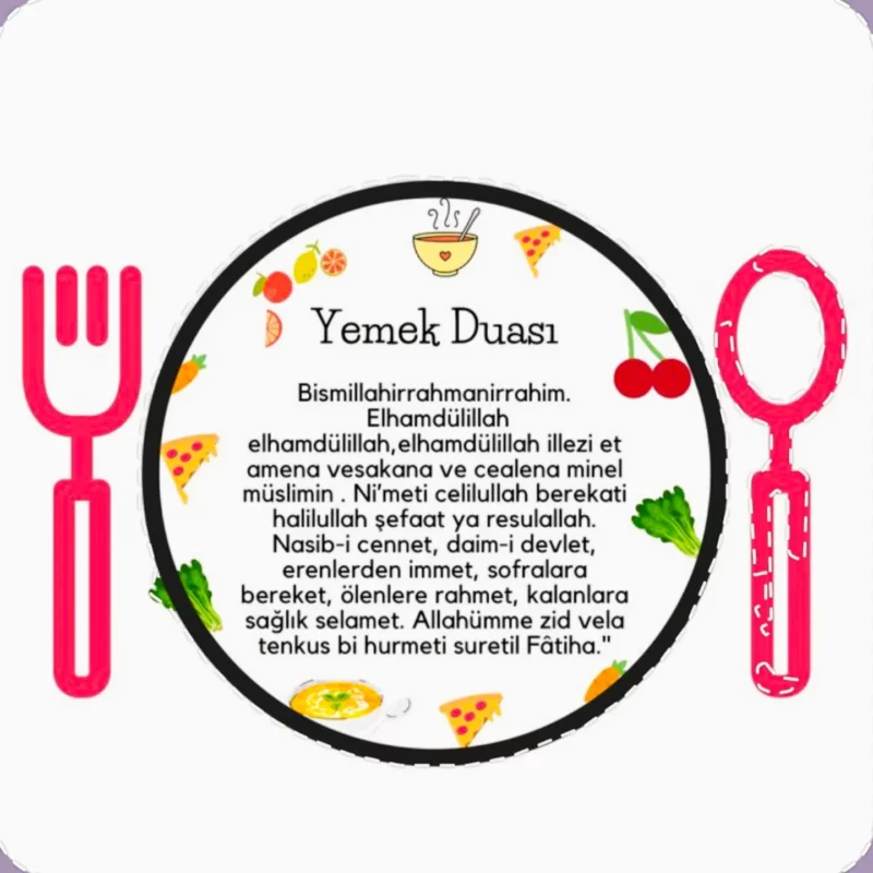 Okul Öncesi Yemek Duası 46