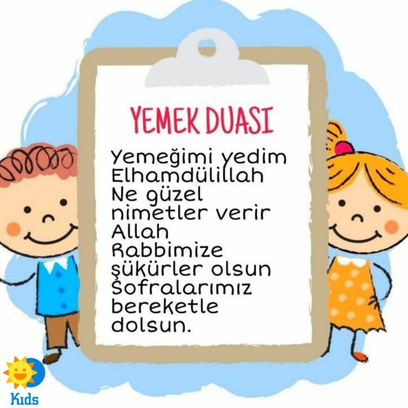 Okul Öncesi Yemek Duası 41