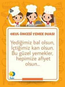 Okul Öncesi Yemek Duası 44