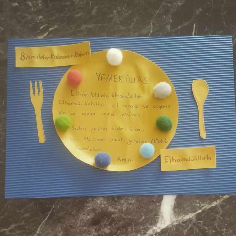Okul Öncesi Yemek Duası 48
