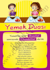 Okul Öncesi Yemek Duası 42