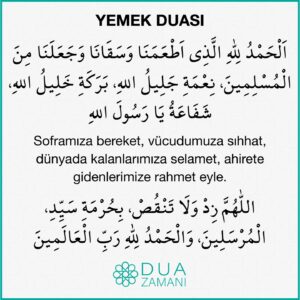 Okul Öncesi Yemek Duası 53