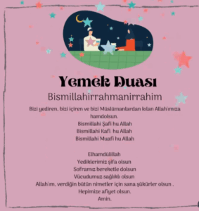 Okul Öncesi Yemek Duası 54