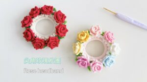 Örgü Gül Toka Yapılışı