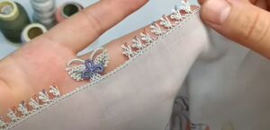 Zarif İğne Oyası Modeli Yapılışı