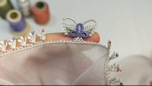 Zarif İğne Oyası Modeli Yapılışı