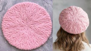 Kadın Örgü Şapka Modeli Anlatımlı