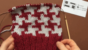 Kaz Ayağı Örgü Modeli Yapılışı 1