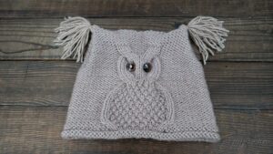 Örgü Baykuş Şapka 4