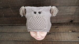 Örgü Baykuş Şapka 6