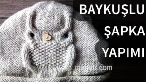 Örgü Baykuş Şapka 7
