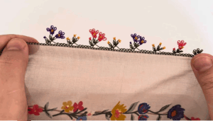 Son Olarak Ortaya Çıkan İğne Oyası Örneği