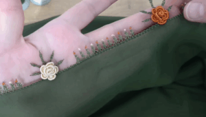 Yeni Güllü İğne Oyası Yapılışı 1