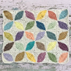 10 Dakikada Yapraklı Motif Nasıl Örülür? 3