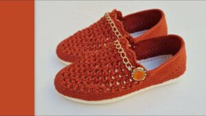 Bayan Örgü Ayakkabı Yapılışı