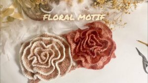 Adım Adım Gül Kare Motif Yapılışı