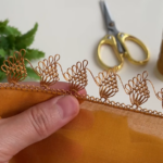 Tek Renk Sıralı İğne Oyası Yapılışı